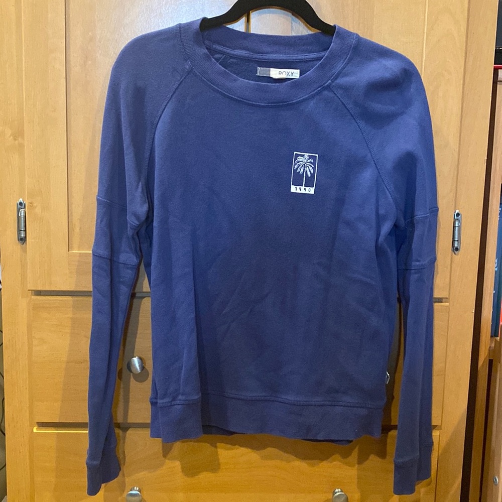Blue crewneck sweater